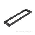 Manija de puertas de vidrio impermeable de acero inoxidable negro